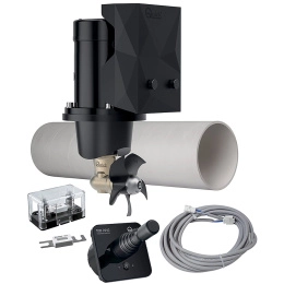 Комплект подруливающего устройства Quick 1.4кВт, 30кгс, 12В, 125мм с туннелем, кабелем и джойстиком